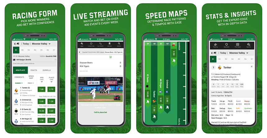 Unibet App képernyőképek – kaszinó, sportfogadás és póker iOS és Android mobilon